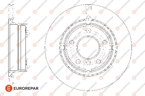 EUROREPAR 1667856080 - Kočioni disk www.molydon.hr