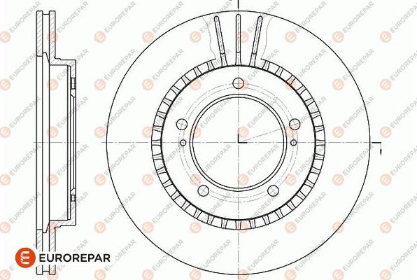 EUROREPAR 1667850480 - Kočioni disk www.molydon.hr