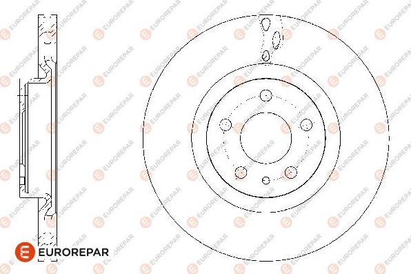 EUROREPAR 1667850580 - Kočioni disk www.molydon.hr