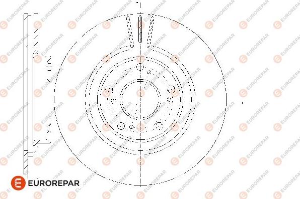 EUROREPAR 1667850680 - Kočioni disk www.molydon.hr