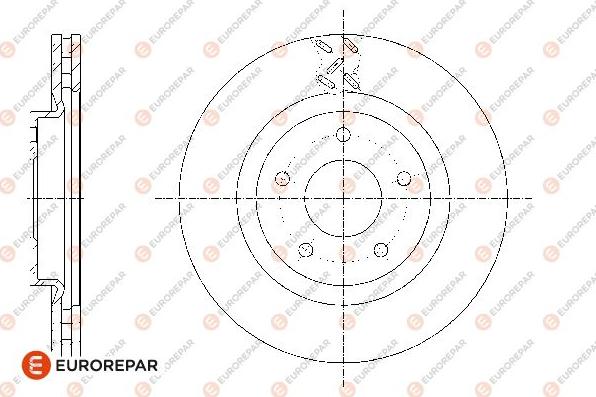 EUROREPAR 1667850180 - Kočioni disk www.molydon.hr