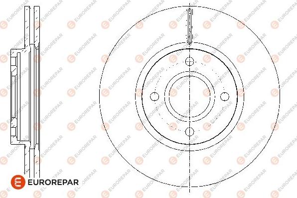 EUROREPAR 1667850280 - Kočioni disk www.molydon.hr