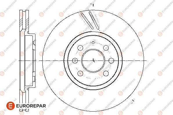 EUROREPAR 1667850780 - Kočioni disk www.molydon.hr