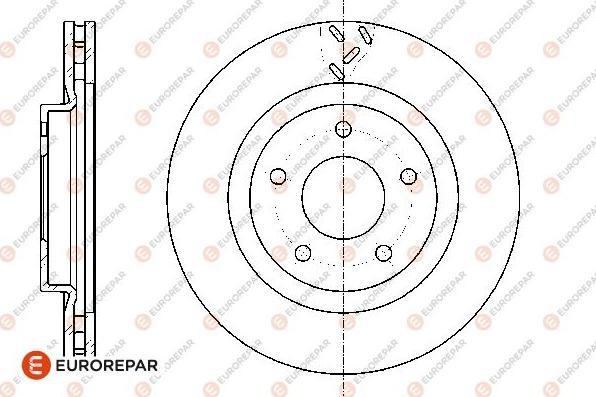 EUROREPAR 1667851380 - Kočioni disk www.molydon.hr