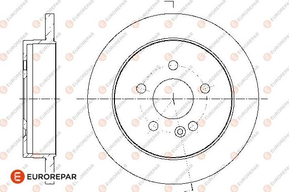 EUROREPAR 1667851780 - Kočioni disk www.molydon.hr