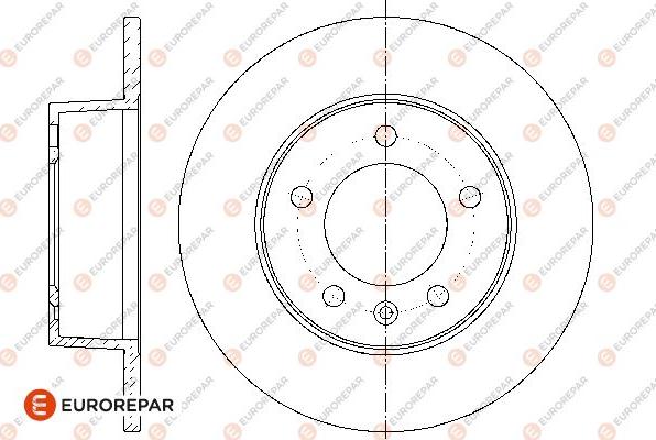 EUROREPAR 1667858180 - Kočioni disk www.molydon.hr