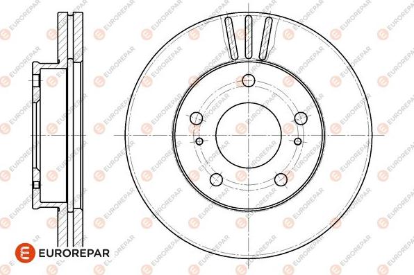 EUROREPAR 1667853880 - Kočioni disk www.molydon.hr