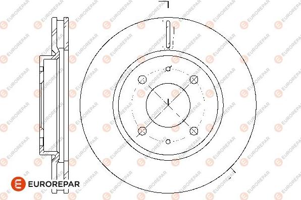 EUROREPAR 1667853280 - Kočioni disk www.molydon.hr