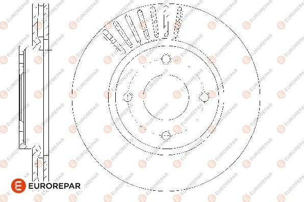 EUROREPAR 1667852980 - Kočioni disk www.molydon.hr