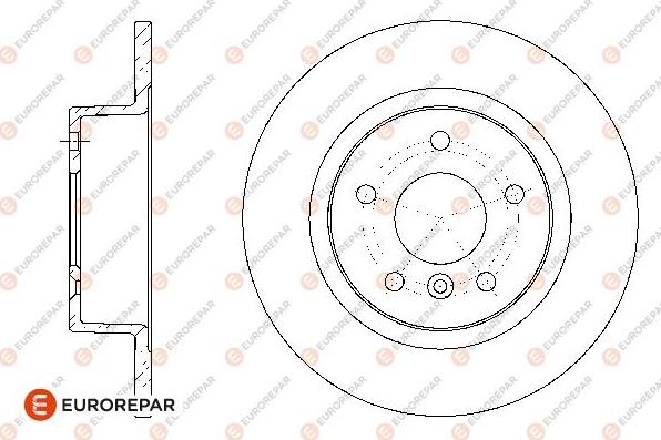 EUROREPAR 1667852580 - Kočioni disk www.molydon.hr