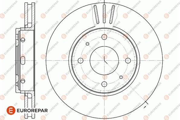 EUROREPAR 1667857980 - Kočioni disk www.molydon.hr