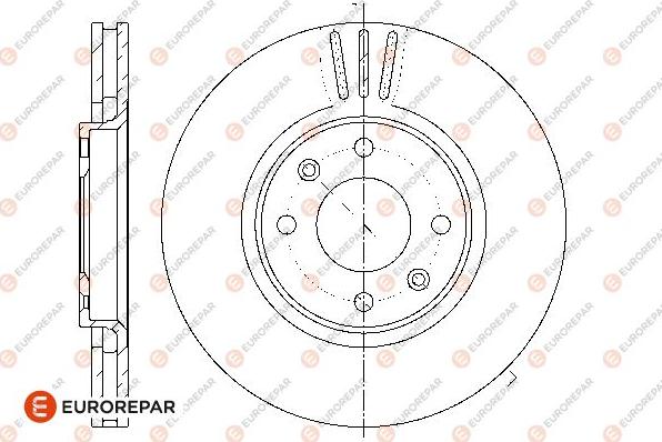 EUROREPAR 1667857480 - Kočioni disk www.molydon.hr