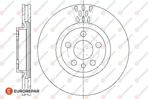 EUROREPAR 1667857580 - Kočioni disk www.molydon.hr