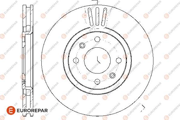 EUROREPAR 1667857180 - Kočioni disk www.molydon.hr