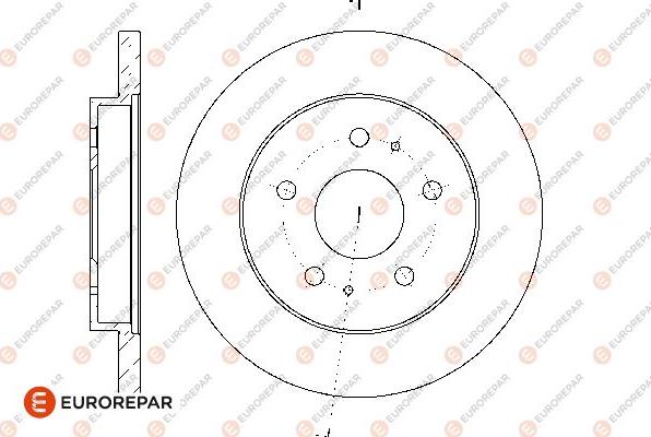 EUROREPAR 1667869980 - Kočioni disk www.molydon.hr