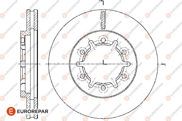 EUROREPAR 1667869880 - Kočioni disk www.molydon.hr