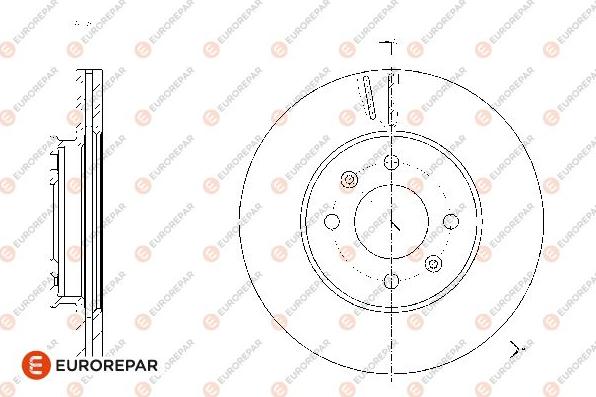 EUROREPAR 1667869280 - Kočioni disk www.molydon.hr