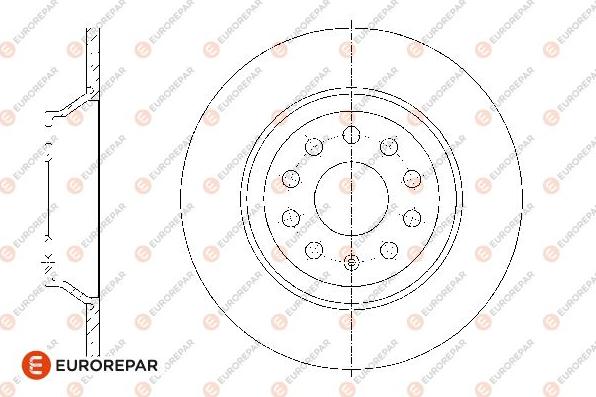 EUROREPAR 1667864980 - Kočioni disk www.molydon.hr