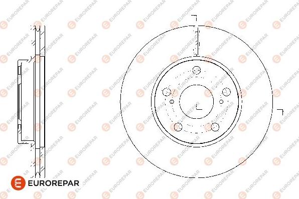 EUROREPAR 1667864880 - Kočioni disk www.molydon.hr