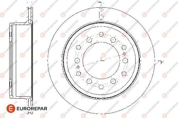 EUROREPAR 1667865580 - Kočioni disk www.molydon.hr