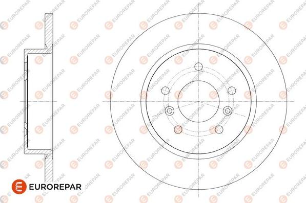 EUROREPAR 1667865180 - Kočioni disk www.molydon.hr