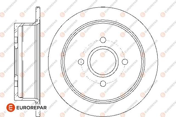 EUROREPAR 1667866980 - Kočioni disk www.molydon.hr