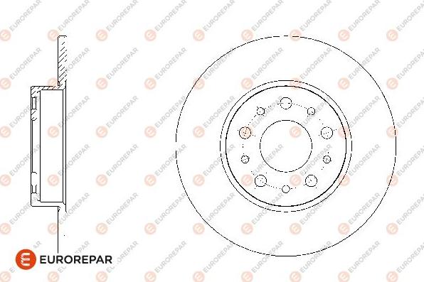 EUROREPAR 1667866480 - Kočioni disk www.molydon.hr