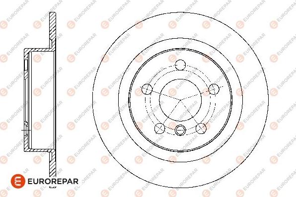 EUROREPAR 1667866280 - Kočioni disk www.molydon.hr