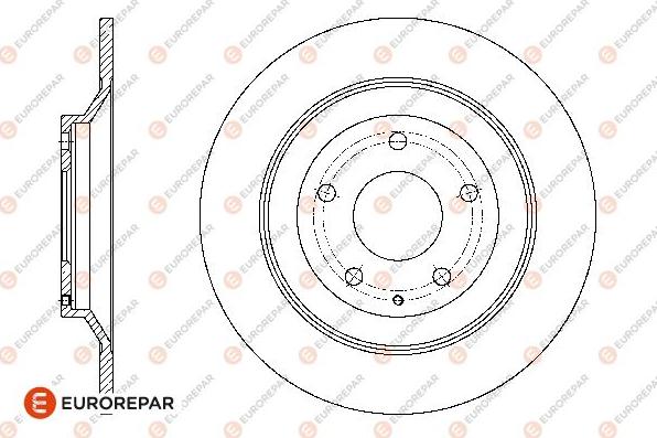 EUROREPAR 1667866780 - Kočioni disk www.molydon.hr