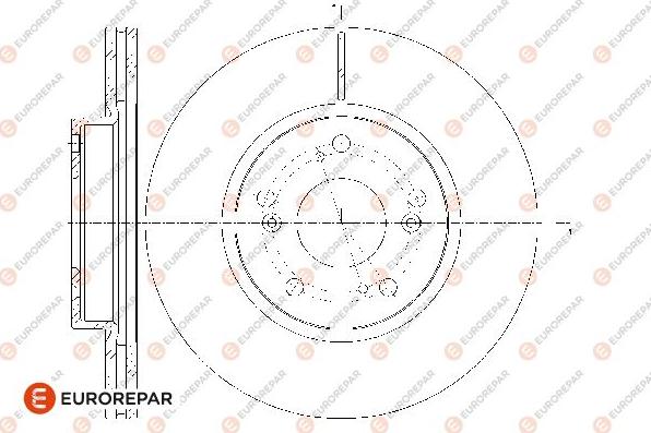 EUROREPAR 1667860980 - Kočioni disk www.molydon.hr