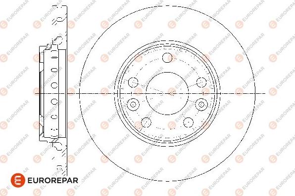 EUROREPAR 1667860480 - Kočioni disk www.molydon.hr