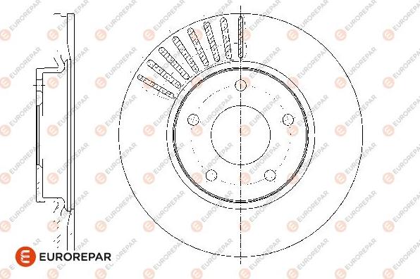 EUROREPAR 1667861880 - Kočioni disk www.molydon.hr