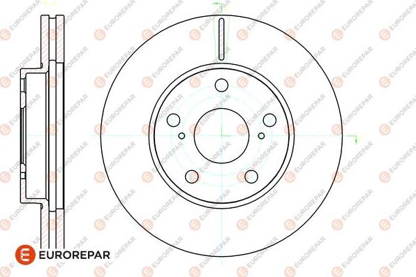 EUROREPAR 1667861380 - Kočioni disk www.molydon.hr