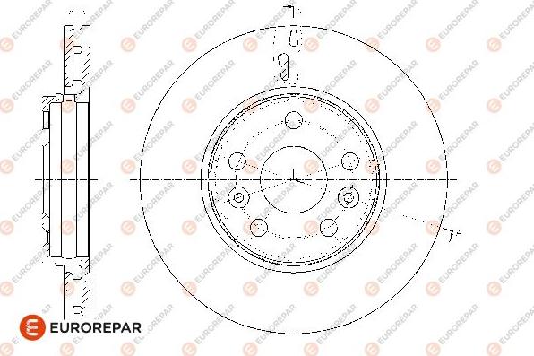 EUROREPAR 1667861780 - Kočioni disk www.molydon.hr