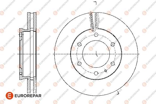 EUROREPAR 1667868480 - Kočioni disk www.molydon.hr