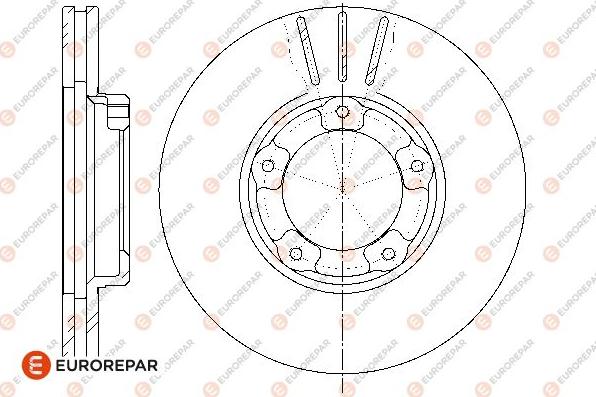 EUROREPAR 1667868180 - Kočioni disk www.molydon.hr