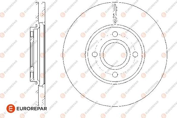 EUROREPAR 1667868780 - Kočioni disk www.molydon.hr