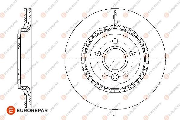 EUROREPAR 1667862380 - Kočioni disk www.molydon.hr