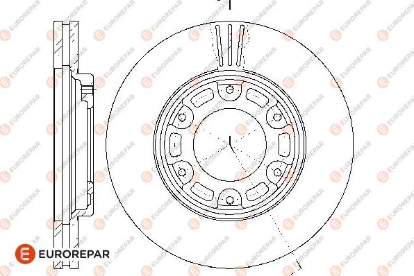 EUROREPAR 1667867480 - Kočioni disk www.molydon.hr