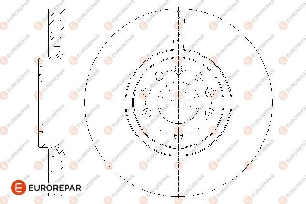 EUROREPAR 1667867180 - Kočioni disk www.molydon.hr