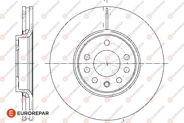 EUROREPAR 1667867280 - Kočioni disk www.molydon.hr