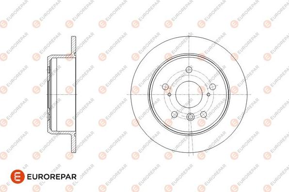 EUROREPAR 1667870480 - Kočioni disk www.molydon.hr