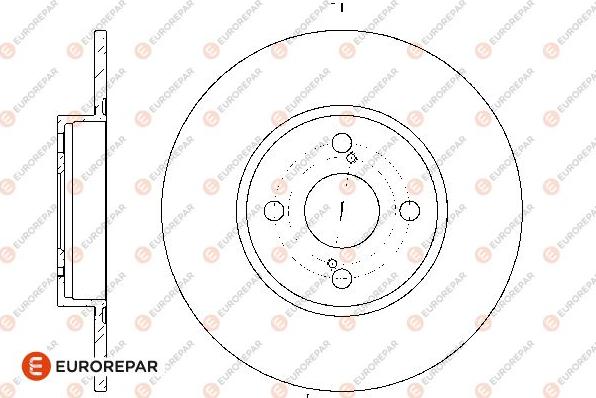 EUROREPAR 1667870380 - Kočioni disk www.molydon.hr