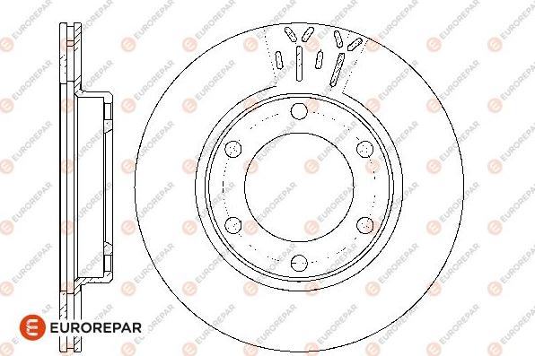 EUROREPAR 1667870280 - Kočioni disk www.molydon.hr