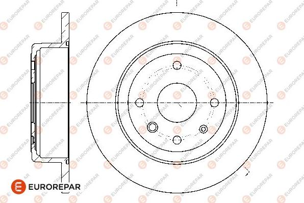 EUROREPAR 1667871180 - Kočioni disk www.molydon.hr