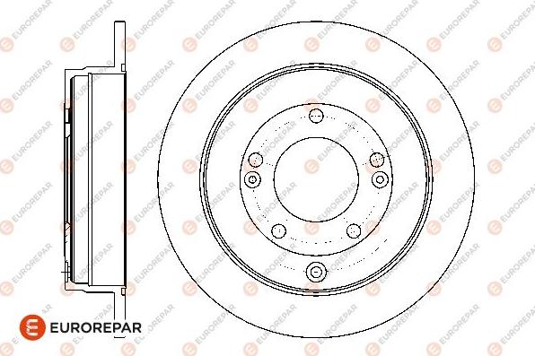 EUROREPAR 1667871880 - Kočioni disk www.molydon.hr