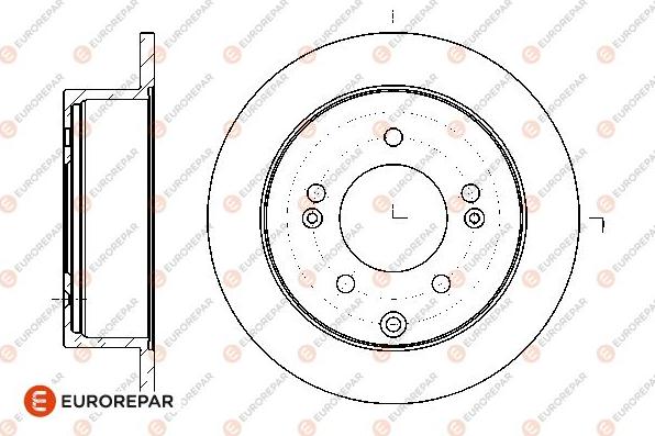 EUROREPAR 1667871780 - Kočioni disk www.molydon.hr