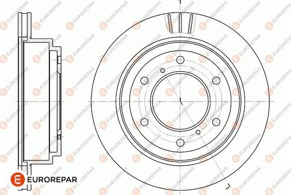 EUROREPAR 1667872380 - Kočioni disk www.molydon.hr