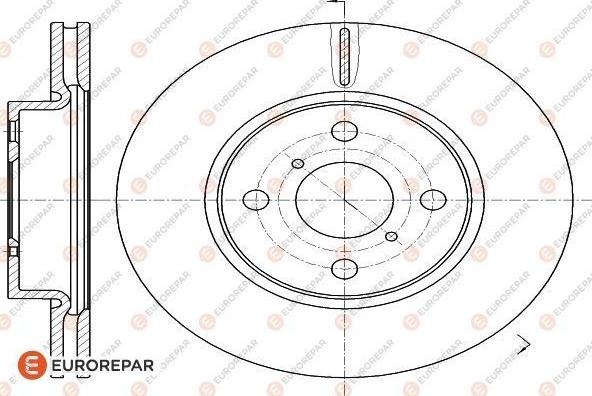 EUROREPAR 1618890180 - Kočioni disk www.molydon.hr