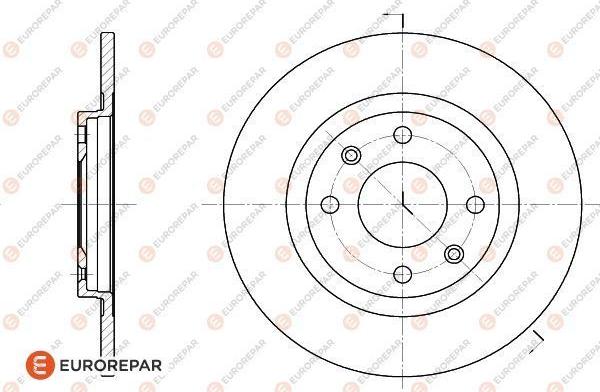 EUROREPAR 1618859980 - Kočioni disk www.molydon.hr